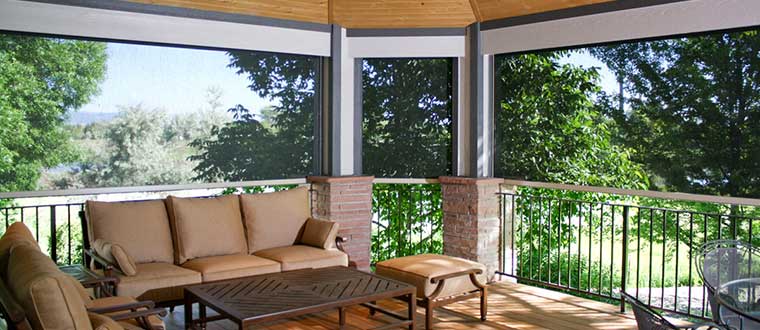 Exterior blinds, weatherproof, durable and attractive
