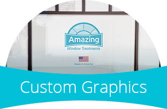 Custom Graphics are ideal for commerical or residential applications