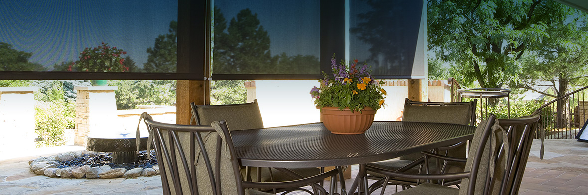 Our outdoor shades are highly durable and attractive